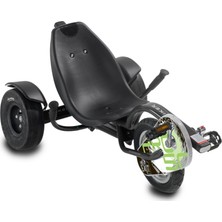 EXIT Pro 50 Üç Tekerlekli Scooter 5-15 Yaş İçin Siyah Renkli Emniyetli Tasarım