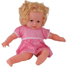 NW NessiWorld 0073 60 cm Dolgu Gövdeli Saçlı Büyük Bebek