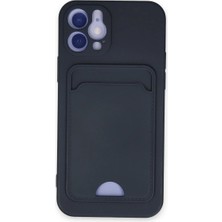 Asa Store iPhone 12 Kılıf Kelvin Kartvizitli Silikon - Lacivert