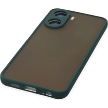 Asa Store Vivo Y16 Kılıf Montreal Silikon Kapak - Yeşil