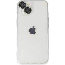 Asa Store iPhone 14 Kılıf Luko Lens Silikon - Yeşil