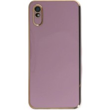 Asa Store Newface Xiaomi Redmi 9A Kılıf Volet Silikon - Mor