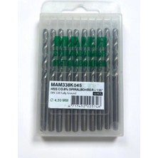 Maier Hss Co.%8 Spiralbohrer 4,5 mm Hss Matkap Ucu – Metal Delme (10 Adet)