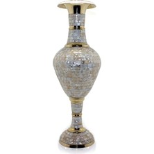 Asa Store Pirinç Sedefli Vazo 60 cm KSK130