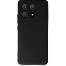 Asa Store Xiaomi Poco X6 Pro Kılıf Nano Içi Kadife Silikon - Siyah