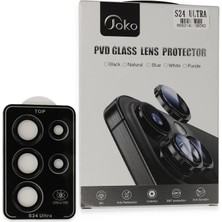 Asa Store Joko Samsung Galaxy S24 Ultra Pvd Metal Kamera Lens - Siyah