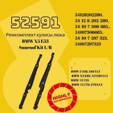 Zmo Technik Sunroof Tamir Takımı Bmw X5 X3 E53 Sağ-Sol 54128202280