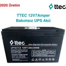 Ttec 12 Volt 7A Akü -12V 7 Ah Ups Plus Akü 2024 Üretim