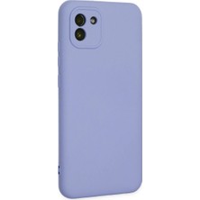 Asa Store Newface Samsung Galaxy A03 Kılıf Nano Içi Kadife Silikon - Lila
