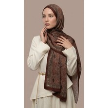 LuvenSara Desenli Ipek Şal (%70 Modal- %30 Ipek)