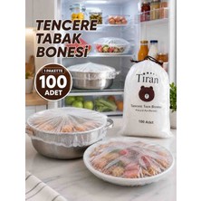Kea Ev Eşyaları 100 Adet Tencere ve Tabak Bonesi – Tazeliği Koruyan Gıda Bonesi – Çok Amaçlı Şeffaf Streç Kapak
