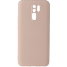 Asa Store Newface Xiaomi Redmi 9 Kılıf Nano Içi Kadife Silikon - Pudra