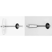 Asa Store Metal Alçıpan Paraşüt Dübel Kancalı - 20 Adet