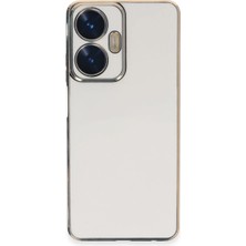 Asa Store Newface Realme C55 Kılıf Volet Silikon - Beyaz