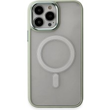 Asa Store iPhone 15 Pro Max Kılıf Room Magneticsafe Silikon - Su Yeşili