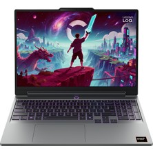 Lenovo LOQ AMD Ryzen 7 250 16GB 512GB SSD RTX5050 Freedos 15.3" Taşınabilir Bilgisayar 83TN0097TR