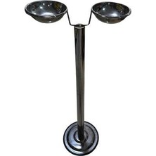 Powermax Krom Meşale Çiftli Boya Sehpası PM-011