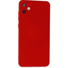 Asa Store Samsung Galaxy A05 Kılıf Nano Içi Kadife Silikon - Kırmızı