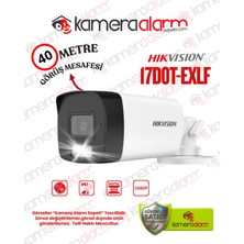 Hikvision DS-2CE17D0T-EXLF 2mp 40 mt Görüşlü Akıllı Hibrit Bullet Kamera