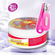 Mixup Sulphur Tırnak Bakım Yağı 56 Gr+ Pembe Asortili Tırnak Makası Tırnak Bakım Seti