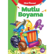 Mor Kelebek Kolektif Mutlu Boyama Boyama Kitabı Okul Öncesi Çocuklar İçin Eğlenceli Türkçe