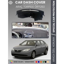 Hyundai Elantra (2007-2011) Torpido Örtüsü Ön Göğüs Halı Araca Özel Çatlamayı Önler Kaymaz