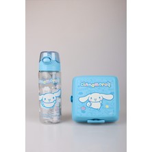DEKOMUS İLE YENİ SEZON LİSANSLI CINNAMOROL "SKYROLL KOLEKSİYONU" 500 ML MATARA VE 2 KATLI BESLENME KABI / LUNCH BOX SETİ
