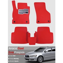 Volvo V50 Stationwagon (2004-2012) Uyumlu Eva Paspas Tam Set–oto Paspas,araca Özel,tam Koruma
