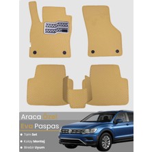 Volkswagen Tiguan (2016-2019) Uyumlu Eva Paspas Tam Set–oto Paspas,araca Özel,tam Koruma