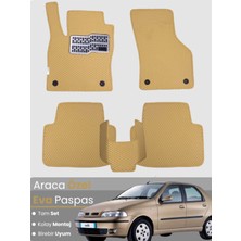 Fiat Albea (2002-2005) Uyumlu Eva Paspas Tam Set–araca Özel,su Geçirmez,kolay Montaj