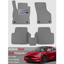 Tesla Model Y (2019-2024) Uyumlu Eva Paspas Tam Set–oto Paspas,araca Özel,kolay Montaj
