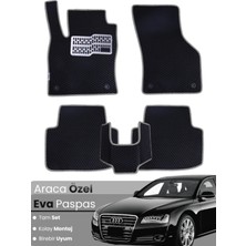 Audi A8 (2009-2017) Uyumlu Eva Paspas Tam Set–araca Özel,su Geçirmez,hızlı ve Kolay Montaj