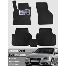 Audi A4 Sedan (2008-2015) Uyumlu Eva Paspas Tam Set–araca Özel,su Geçirmez,kolay Montaj