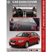 Volvo S40 (2008-2012) Torpido Örtüsü Ön Göğüs Koruma Torpido Koruma Tam Uyum Araca Özel Uv Koruma