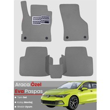 Volkswagen Golf 8 (2019-2023) Uyumlu Eva Paspas Tam Set–oto Paspas,araca Özel,su Geçirmez