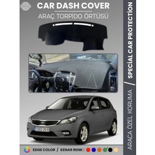 Kia Ceed (2006-2012) Torpido Örtüsü Ön Panel Torpido Koruma Tam Uyum Tam Uyum Kaymaz Kolay Montaj