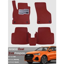 Audi Q3 (2018-2025) Uyumlu Eva Paspas Tam Set–araca Özel,su Geçirmez,hızlı ve Kolay Montaj