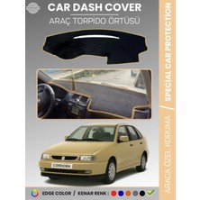 Seat Cordoba (1998-2001) Torpido Örtüsü Ön Göğüs Koruma Torpido Koruma Birebir Uyum Kaymaz