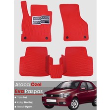 Fiat Albea (2006-2012) Uyumlu Eva Paspas Tam Set–araca Özel,su Geçirmez,kolay Montaj