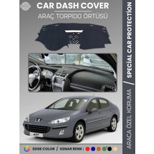 Peugeot 407 (2004-2010) Torpido Örtüsü Ön Göğüs Koruma Torpido Koruma Birebir Uyum Kaymaz Özel Kesim