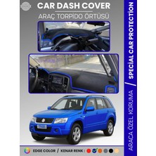 Suzuki Grand Vitara (2004-2006) Torpido Örtüsü Ön Göğüs Halı Torpido Koruma Tam Uyum Kaymaz