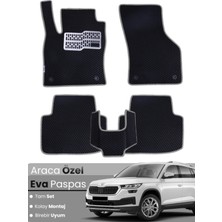 Skoda Kodiaq (2017-2023) Uyumlu Eva Paspas Tam Set–oto Paspas,araca Özel,kolay Montaj