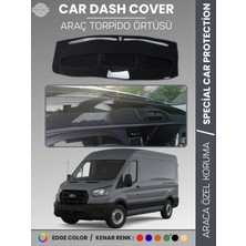 Ford Transit V363 (2019-2023) Makyajlı Torpido Örtüsü Torpido Koruma Tam Uyum Kaymaz Kolay Montaj
