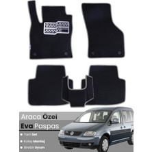 Volkswagen Caddy (2004-2011) Uyumlu Eva Paspas Tam Set–oto Paspas,araca Özel,su Geçirmez