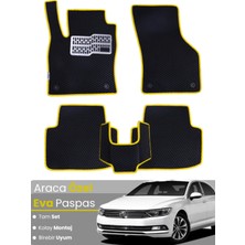 Volkswagen Passat B8 (2015-2019) Uyumlu Eva Paspas Tam Set–oto Paspas,araca Özel,su Geçirmez