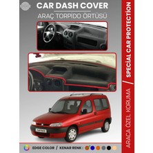 Peugeot Partner (1996-2002) Torpido Örtüsü Panel Koruma Torpido Koruma Tam Uyum Kaymaz Özel Kesim