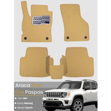 Jeep Renegade (2020-2025) Uyumlu Eva Paspas Tam Set–araca Özel,kolay Montaj,su Geçirmez