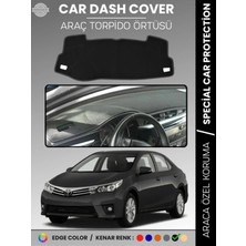 Toyota Corolla E170 (2013-2019) Torpido Örtüsü Ön Göğüs Koruma Araca Özel Çatlamayı Önler Kaymaz
