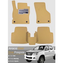 Toyota Hilux (2004-2015) Uyumlu Eva Paspas Tam Set–oto Paspas,araca Özel,su Geçirmez