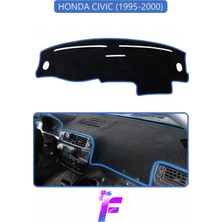 Honda Cıvıc (1995-2000) Uyumlu Torpido Örtüsü | Yansıma Önleyici | Kolay Montaj | Tam Koruma | F53